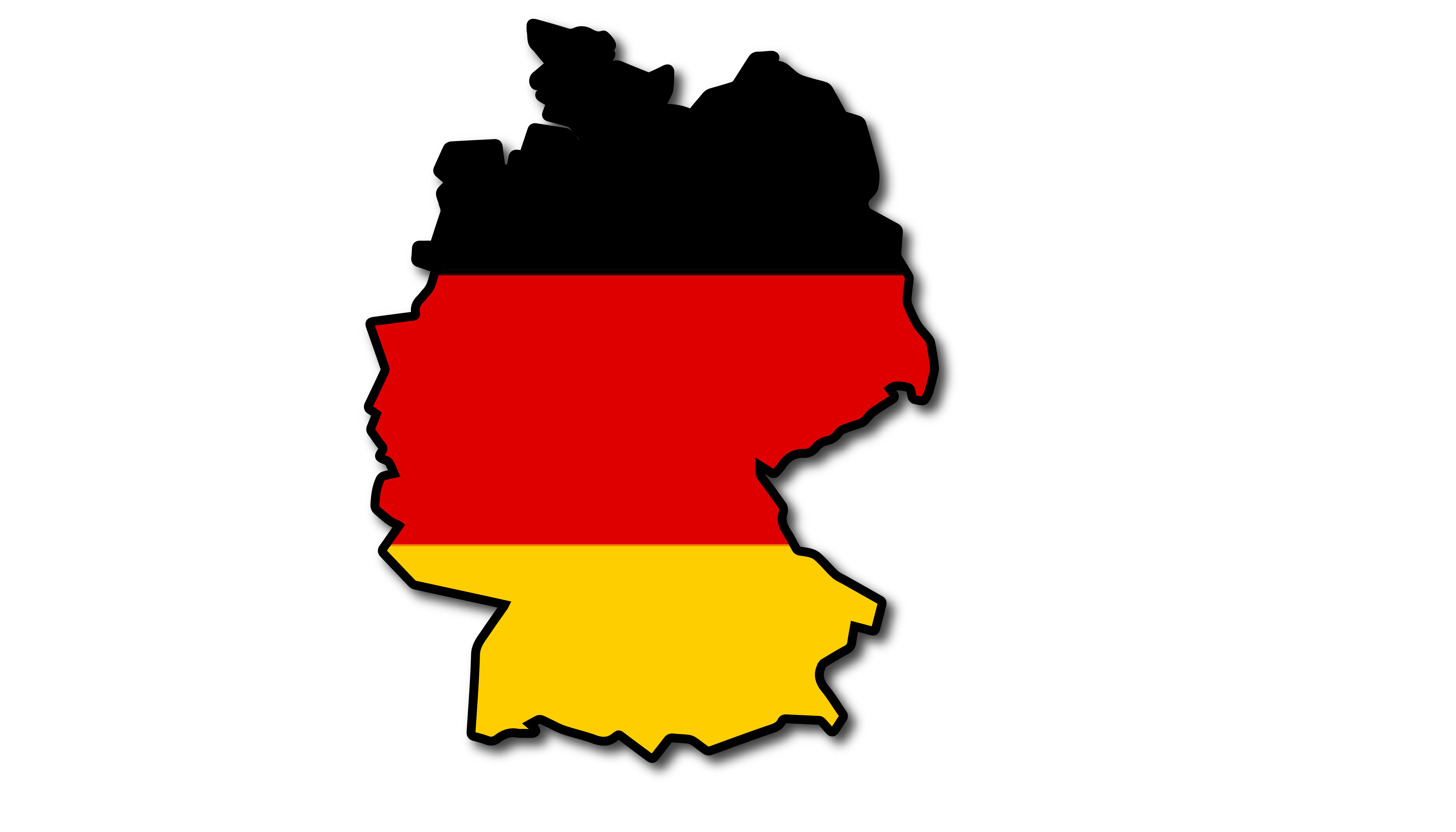 Carte de l'Allemagne