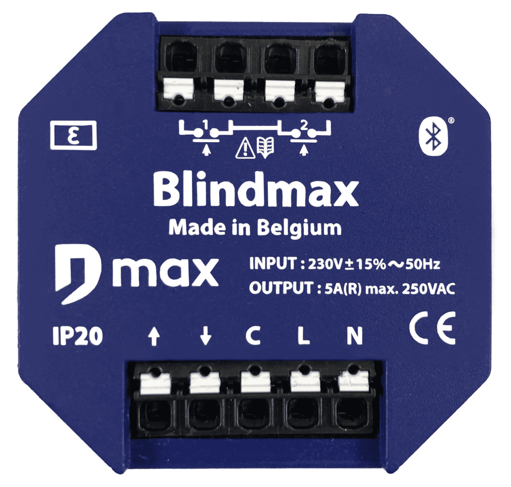 frontview of the Blindmax Bluetooth motor module