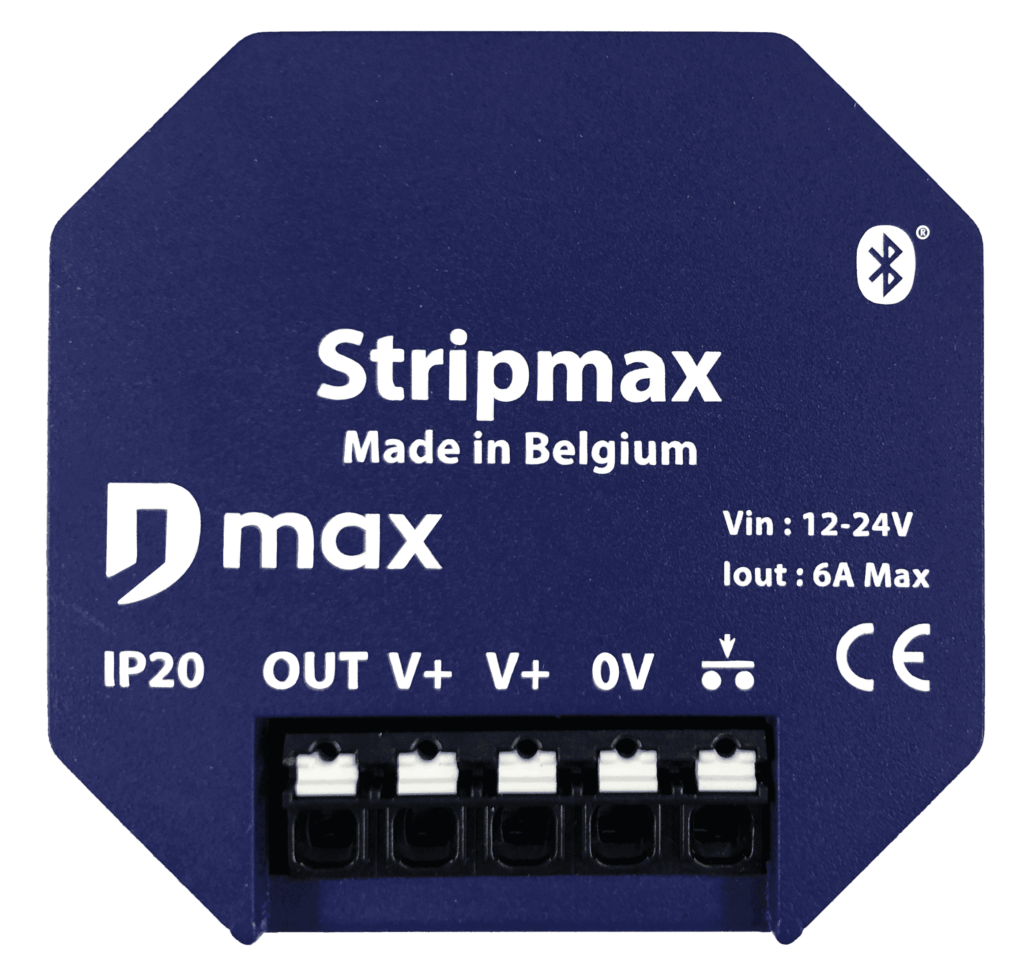 frontview of the Stripmax Bluetooth LED strip module